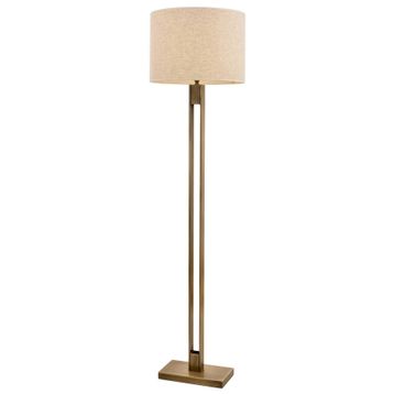 Avonni LM-9108-1E Eskitme Kaplama E27 Metal Kumaş 40 cm Krom Lambader