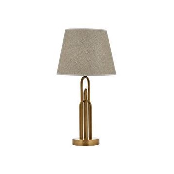 Avonni ML-9134-1E Eskitme Kaplama E27 Metal Kumaş 33x0 cm Masa Lambası