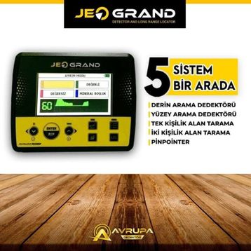 Avrupa Dedektör Jeogrand 2D Ekranlı Pro Dedektör