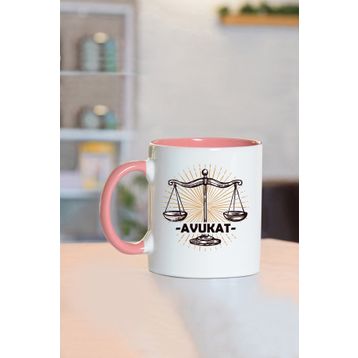 Avukat Pembe Kupa Bardak
