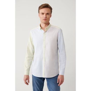 Avva A41Y2068 Açık Mavi Regular Fit Erkek Gömlek