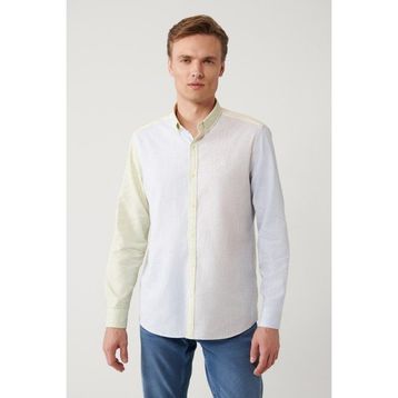 Avva A41Y2068 Açık Mavi Regular Fit Erkek Gömlek