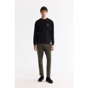 Avva A42Y1286 Siyah Erkek Sweatshirt