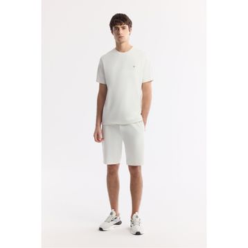 Avva A51Y3628 Regular Fit Ekru Beli Lastikli Bağcıklı Bi-Stretch İnterlok Örme Erkek Şort
