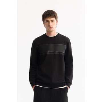 Avva A52Y1215 Siyah Regular Fit Erkek Sweatshirt