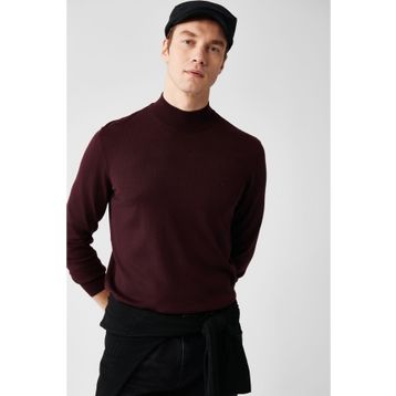 Avva B005015 Bordo Erkek Kazak