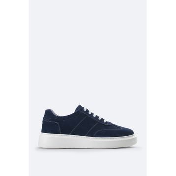 Avva B008002 Erkek Lacivert Süet Esnek Taban Hafif Casual Ayakkabı