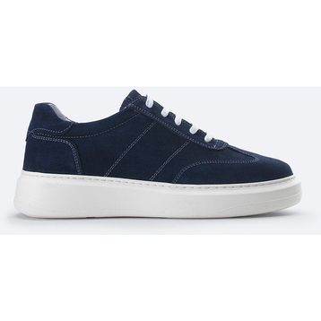 Avva B008002 Erkek Lacivert Süet Esnek Taban Hafif Casual Ayakkabı