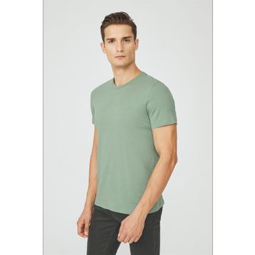 Avva E001000 Haki Erkek T-shirt