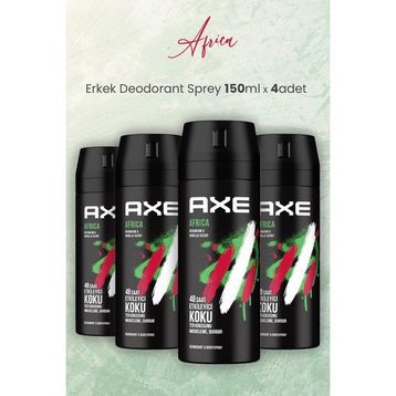 Axe Africa 4x150 ML Erkek Deodorant