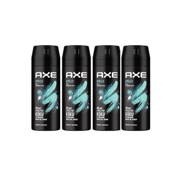 Axe Apollo 4x150 ml Erkek Deodorant