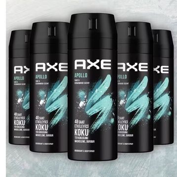 Axe Apollo 5x150 ml Erkek Sprey Deodorant