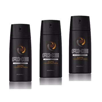 Axe Dark Temptation 150 ML 3'lü Erkek Sprey Deodorant