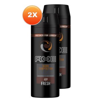 Axe Dark Temptation 2x150 ml Erkek Deodorant Sprey