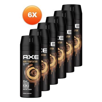 Axe Dark Temptation Erkek 6x150 ML Sprey Deodorant