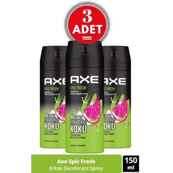 Axe Epic Fresh 3x150 ML Erkek Deodorant