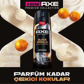 Axe Premium Black Vanilla Erkek 150 ml Sprey Deodorant