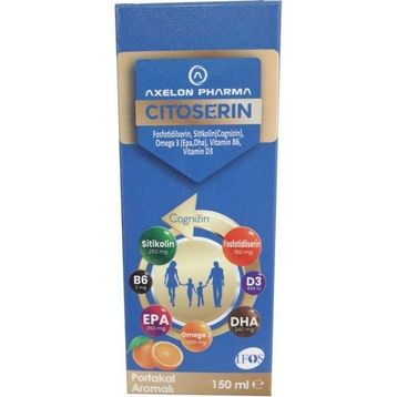 Axelon Pharma Citoserin Portakal Aromalı 150 ml Şurup