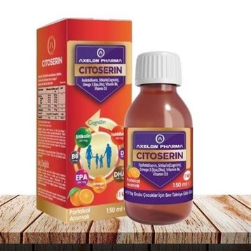 Axelon Pharma Citoserin Portakal Aromalı 150 ml Şurup