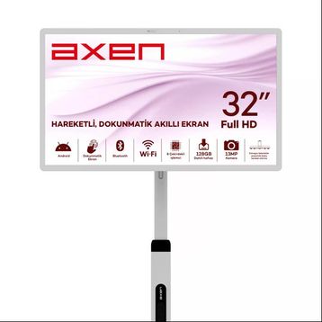 Axen AX32FMTR-A13B 32 inç 82 Ekran Full HD Android Taşınabilir LED TV