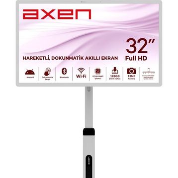 Axen AX32FMTR-A13B 32 inç 82 Ekran Full HD Android Taşınabilir LED TV