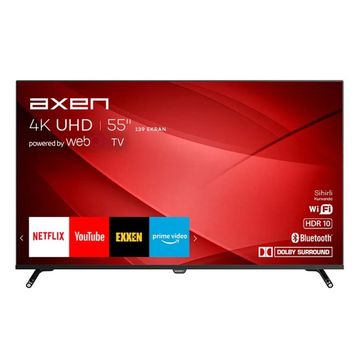 Axen AX55FIL243 55 inç 139 Ekran 4K Ultra HD WebOS LED TV