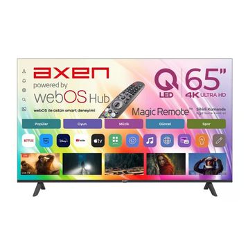 Axen AX65QUMLN-W02M 65 inç 164 Ekran 4K Ultra HD WebOS QLED TV