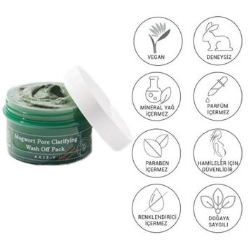 AXIS-Y 100 ml Mugwort Pore Clarifying Wash Off Pack