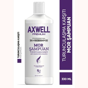 Axwell 330 ml Premium Professional Turunculaşma Karşıtı Mor Şampuan