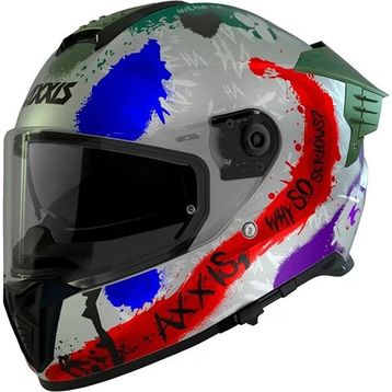 Axxis Hawk Evo Sıck Joke Full Face Motor Kaskı