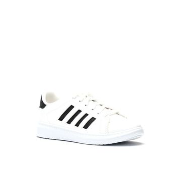 Ayakkabı Modası 514854 Beyaz Kadın Spor Ayakkabı
