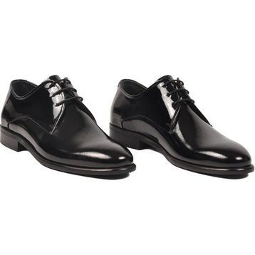 Ayakmod 3265 M Siyah Rugan Hakiki Deri Erkek Klasik Ayakkabı