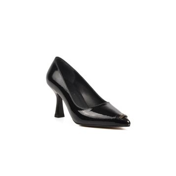 Ayakmod 357069 Siyah Taşlı Kadın Stiletto