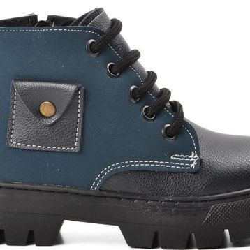 Ayakmod Arz 2301003-P Lacivert Petrol Unisex Çocuk Bot