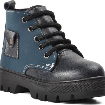 Ayakmod Arz 2301003-P Lacivert Petrol Unisex Çocuk Bot