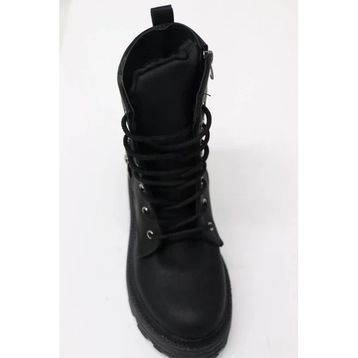 Ayakmod BEL2220ZN Siyah Cilt Kadın Bot