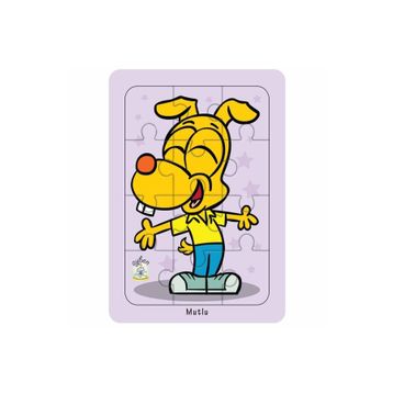 Ayben Yayınları Duygunu Yap - Mutlu 12 Parça Puzzle