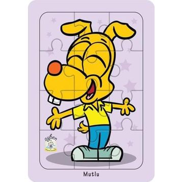 Ayben Yayınları Duygunu Yap - Mutlu 12 Parça Puzzle