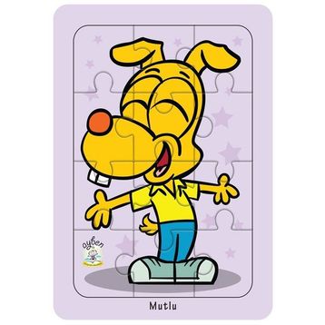 Ayben Yayınları Duygunu Yap - Mutlu 12 Parça Puzzle