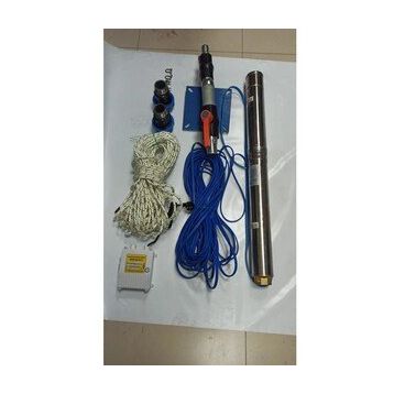 Aycı Mühendislik 4SDM6/8 1 Hp Alarko 35 mt Yassı Kablolu Panolu 70 mt Halatlı Çift Vanalı Akıtma Başlıklı Monofaze Takım Dalgıç Pompa