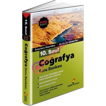 Aydın Yayınları 10.Sınıf Coğrafya Konu Özetli Soru Bankası