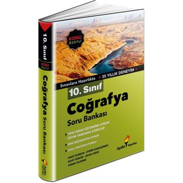 Aydın Yayınları 10.Sınıf Coğrafya Konu Özetli Soru Bankası