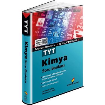 Aydın Yayınları 2022 Tyt Kimya Soru Bankası