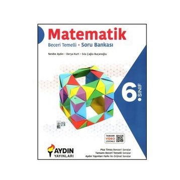 Aydın Yayınları 6. Sınıf Matematik Beceri Temelli Soru Bankası