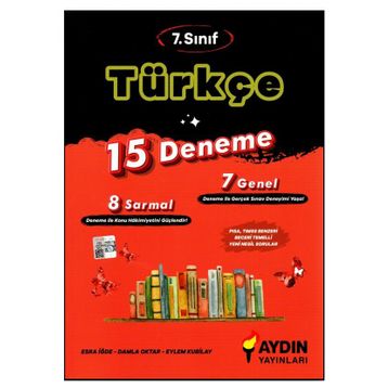 Aydın Yayınları 7. Sınıf Türkçe 15 Deneme
