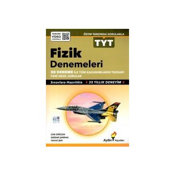 Aydın Yayınları TYT Fizik Denemeleri