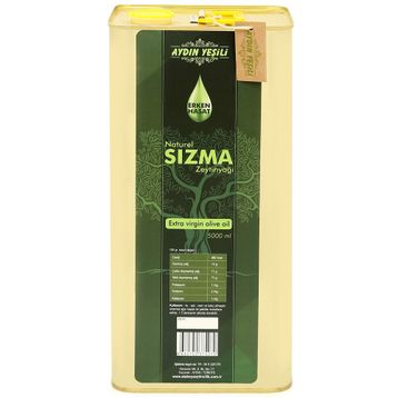Aydın Yeşili Yeni Sezon Erken Hasat 5 lt Naturel Sızma Zeytinyağı