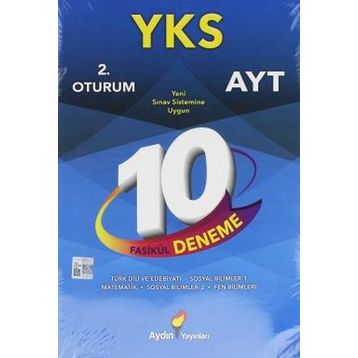 Aydın YKS 2.Oturum AYT 10 Fasikül Deneme - kollektif