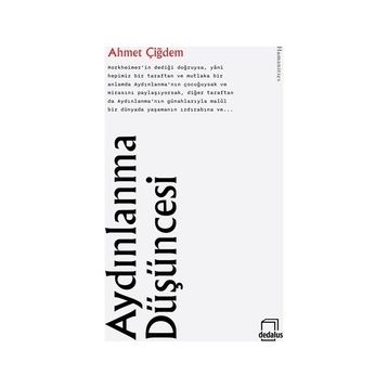 AYDINLANMA DÜŞÜNCESİ - AHMET ÇİĞDEM
