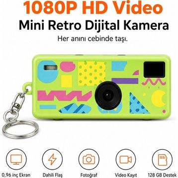 Ayers G6 Premium Thumb Mini Retro Dijital Fotoğraf Makinesi
